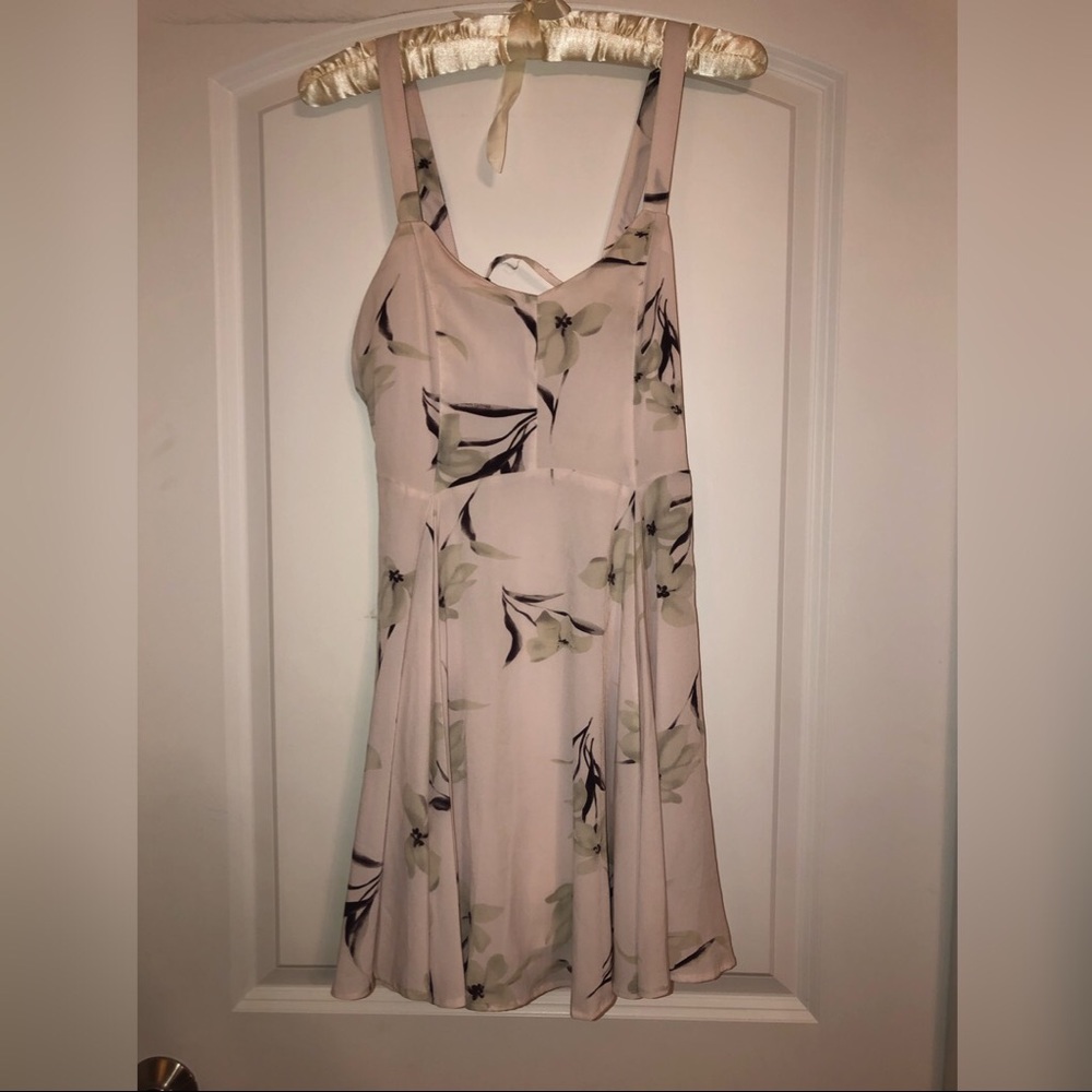 Corset tie up sundress